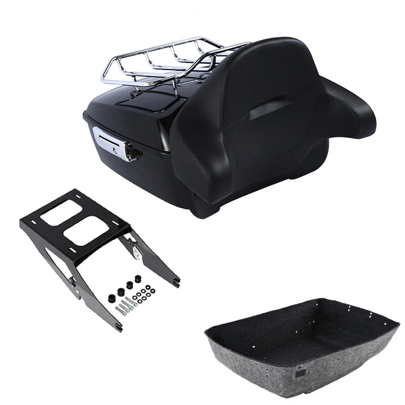 Trunk Backrest Pad Rack Mount for Harley Sport Glide (2018–2021)