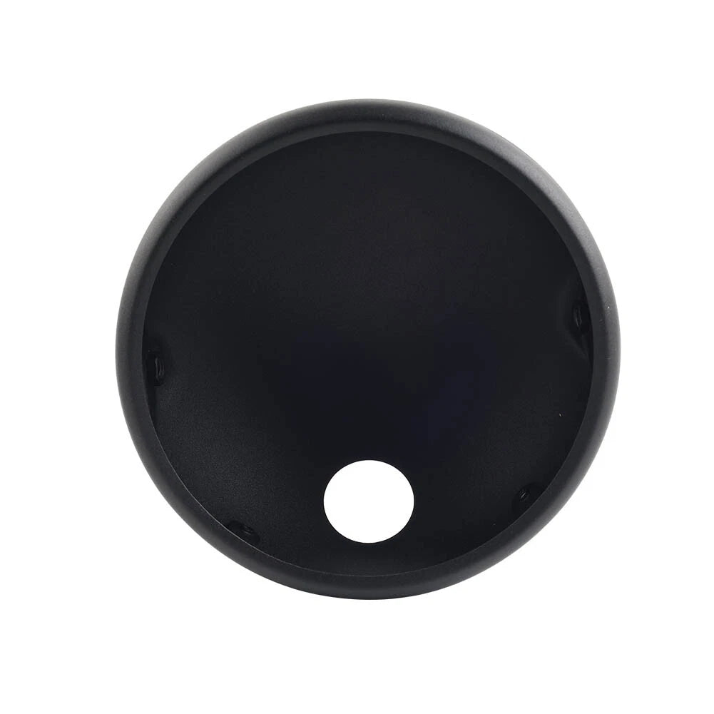 7" Round Headlight Headlamp Housing Cover for Motorcycle (Universal Fit)