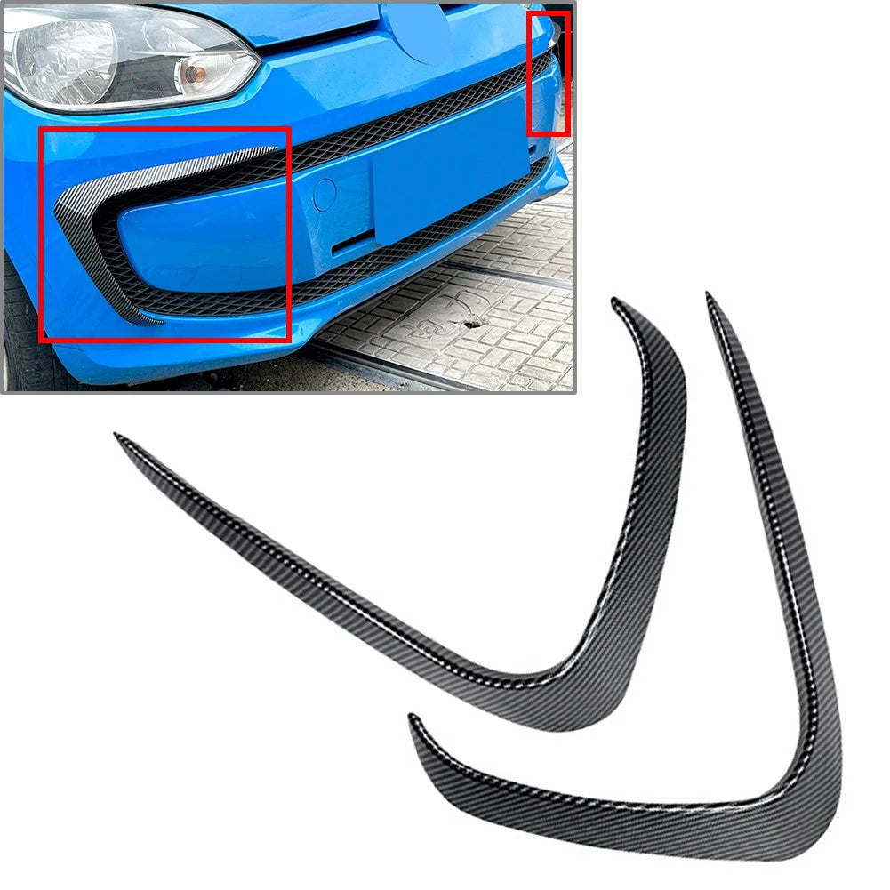 2Pcs Front Bumper Side Splitters Spoiler for Volkswagen Up (2011–2015)