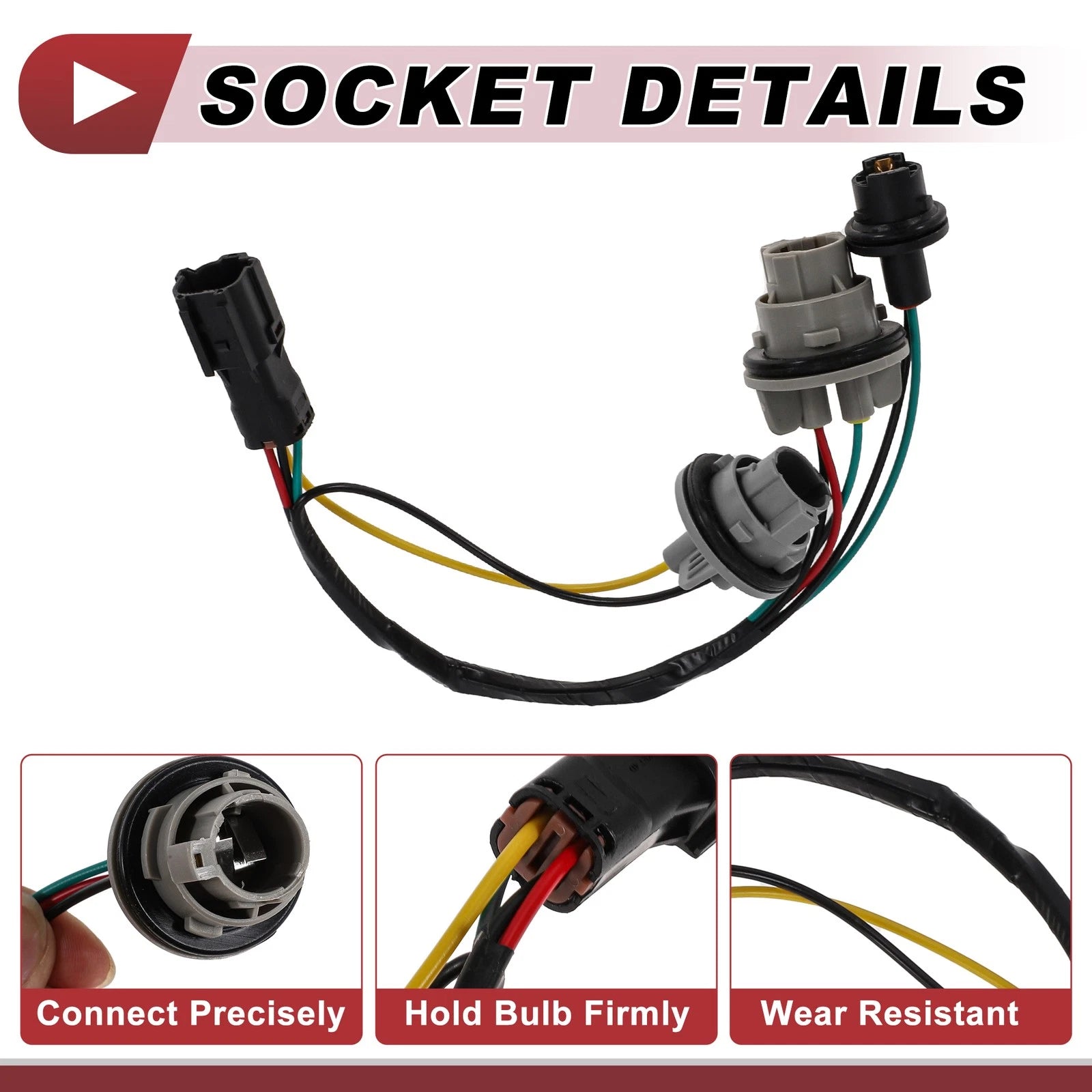 Tail Light Socket Wiring for Kia Sorento (2015–2018) No. 92480C6000