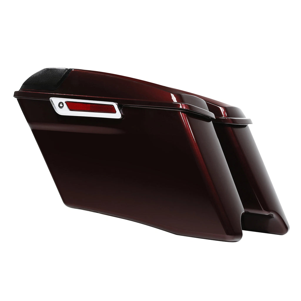 Stretched Saddlebags Speaker Lids for Harley Touring (2014–2024)