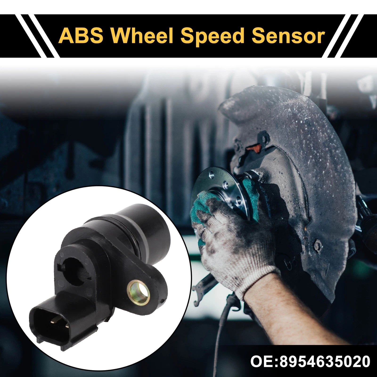 ABS Wheel Speed Sensor Rear Left Replacement for Toyota Tacoma (1998–2004)