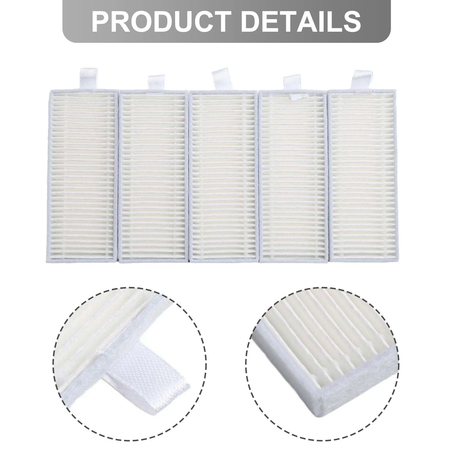 5pcs Filters Kit for EZVIZ Vacuum Cleaner
