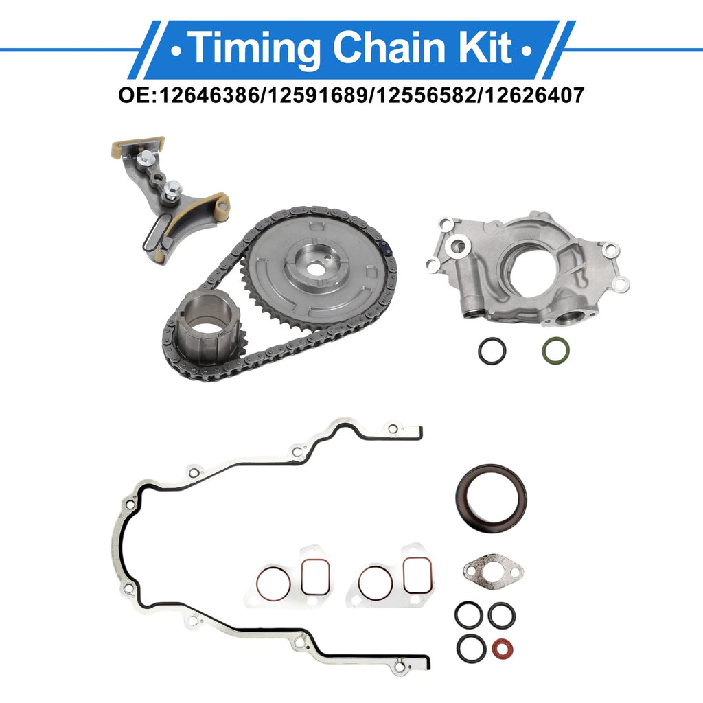 Timing Chain Kit Replacement for Chevrolet Silverado Corvette Camaro Impala (2000–2015)