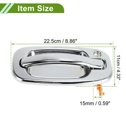 Exterior Door Handle for Chevrolet GMC (2015–2020) No.15034986 Silver Tone