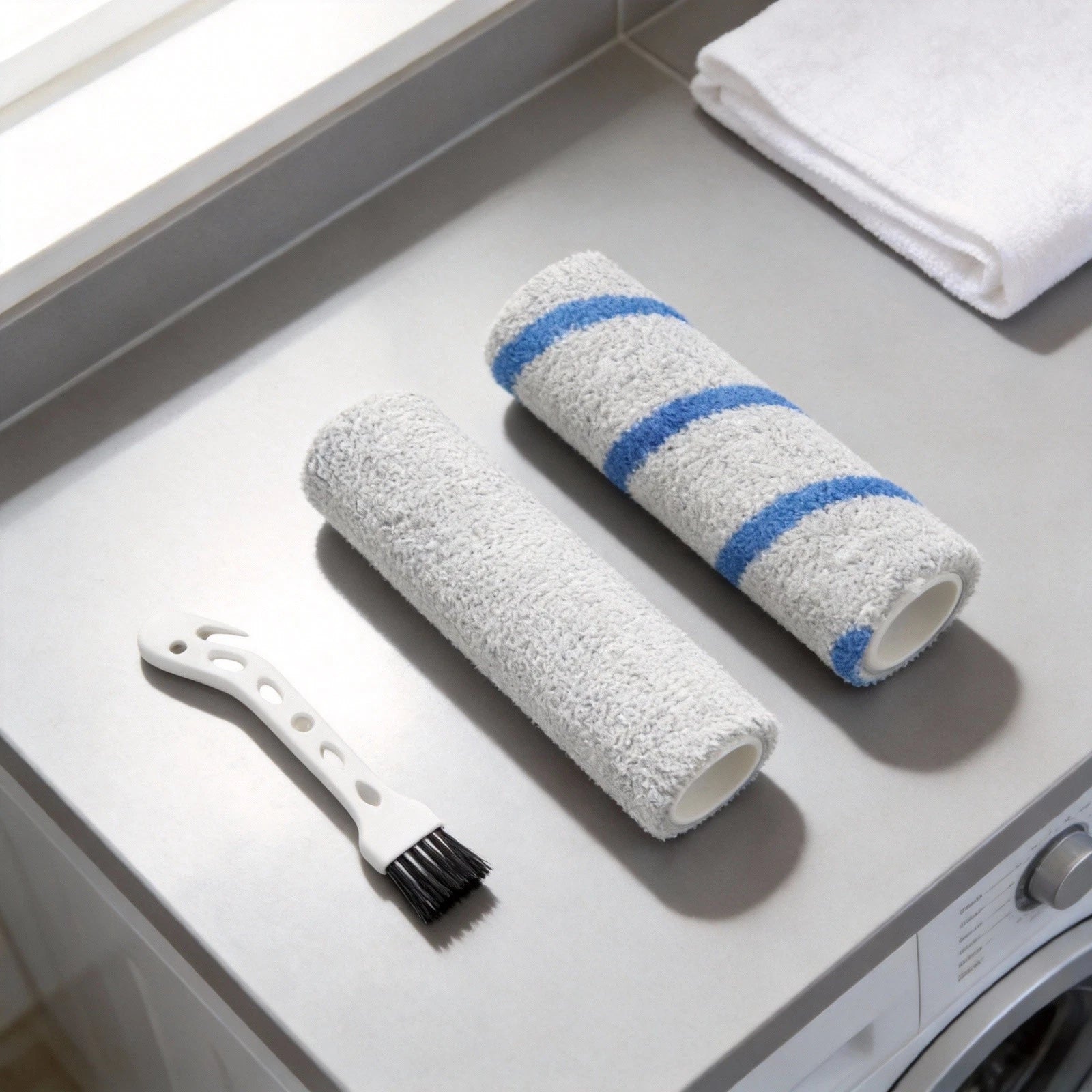 Replacement Roller Rag and Brush Kit for Ecovacs Deebot X9 Pro (2021–2023)