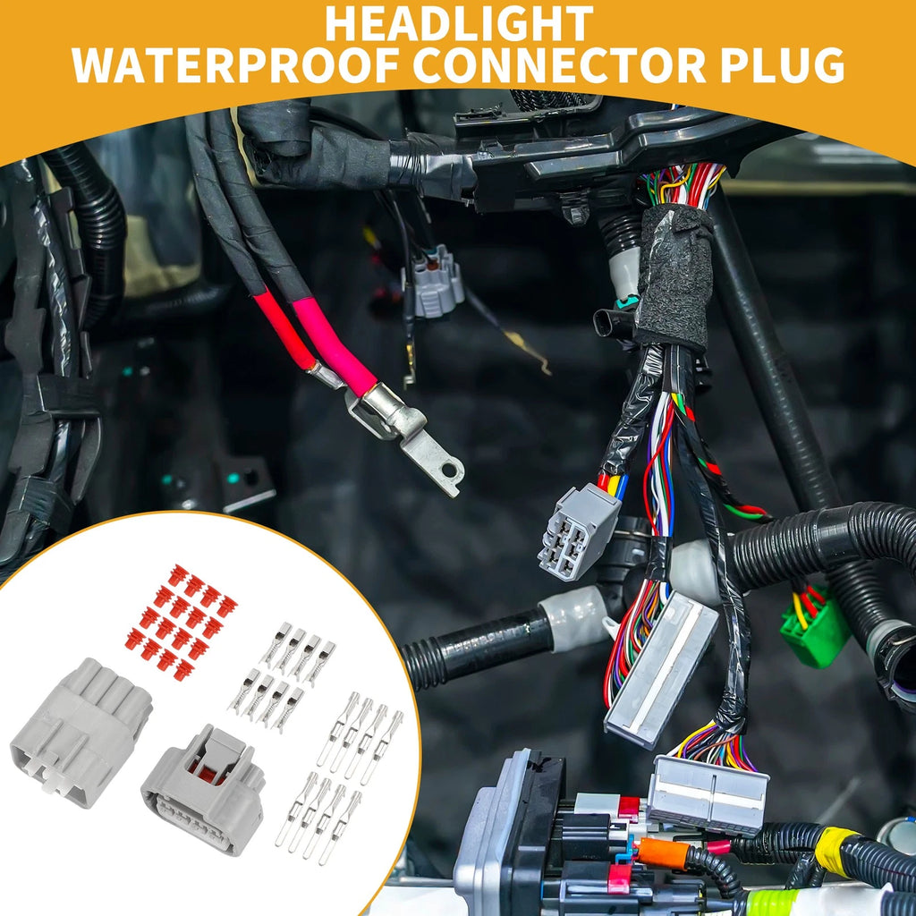 Headlight Waterproof Connector Plug 8 Pin for Toyota (2012–2024)