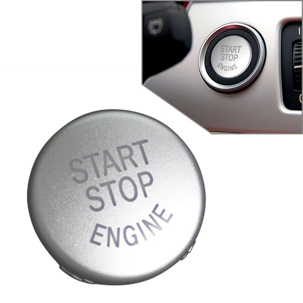 Engine Start Stop Button Cover Silver For BMW E Chassis 1 3 5 Series X1 X3 X5 X6