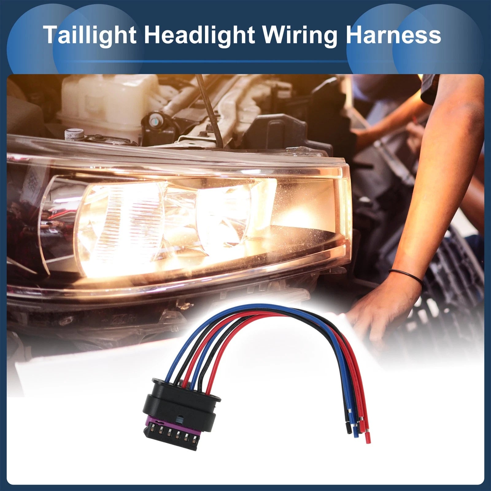 Headlight Wiring Harness Assembly for BMW 1 2 3 Series F20 (2011–2021)