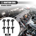 6 Pcs Engine Ignition Coil Assembly for Chevrolet Malibu (2008–2012)