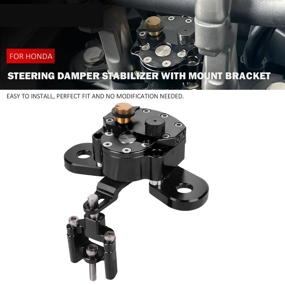 Steering Damper Stabilizer Kit for Honda XL750 Transalp (2023–2025)
