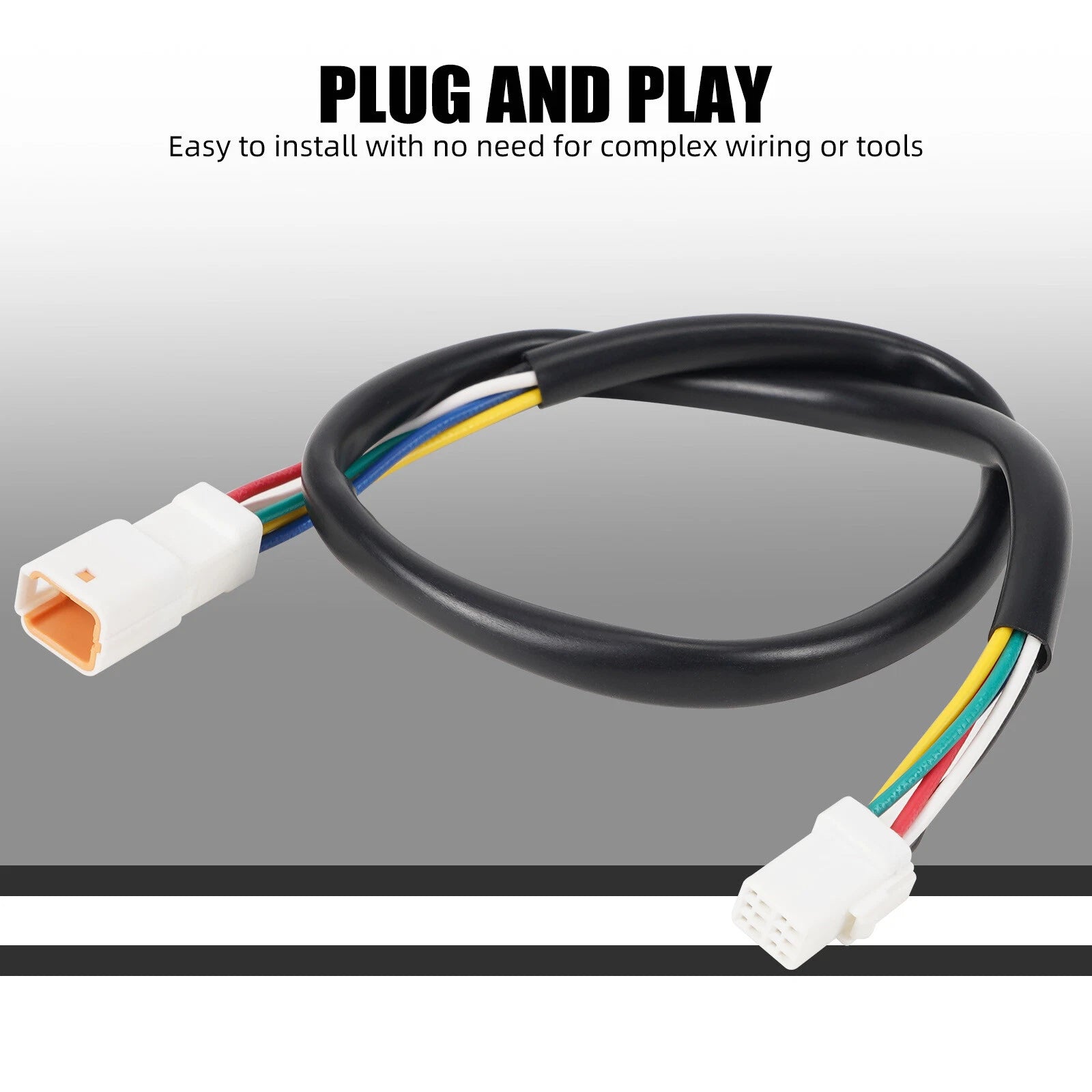 16'' Electronic Throttle Wire Extension Harness Kit for Harley Fat Boy (2018–2023)