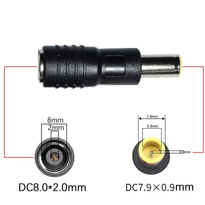 65W for usb-c DC Power Adapter with 5 Tips 2.5x0.7mm 6.5x4.4mm 4.0x1.7mm