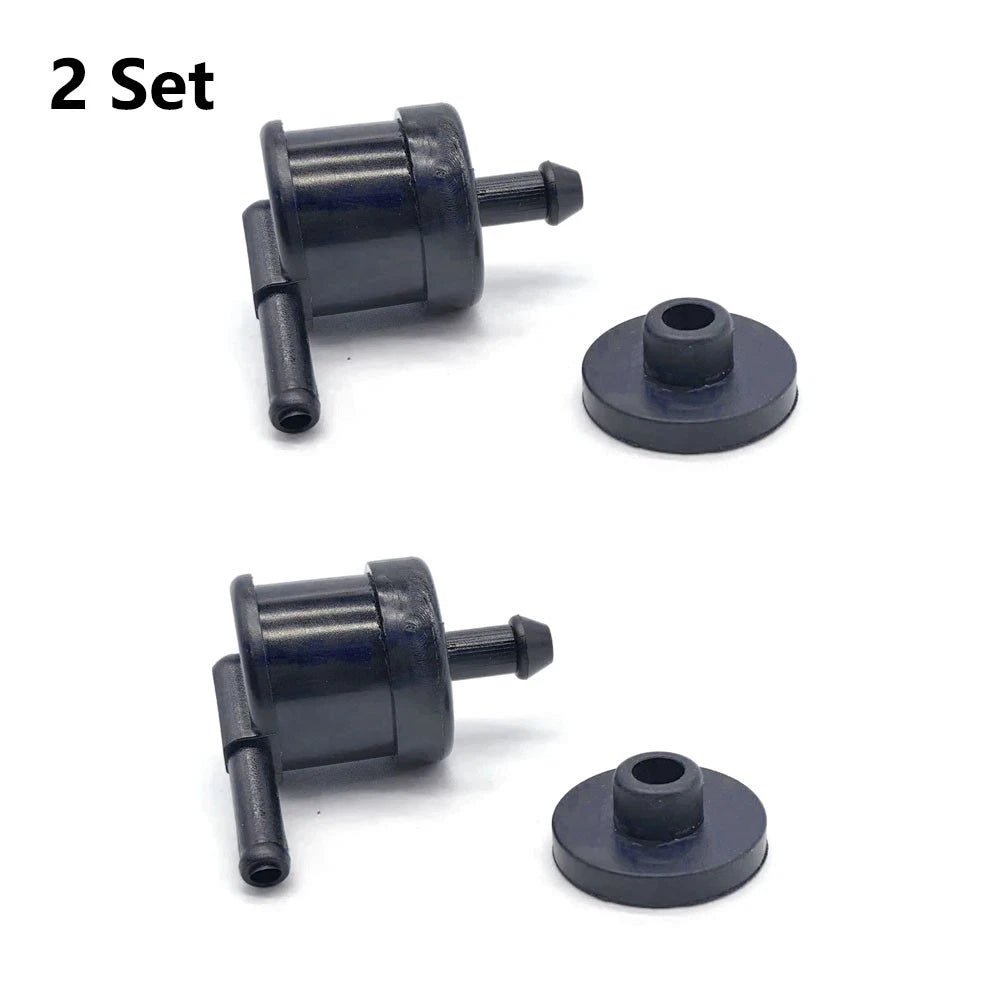 Set of 2 Fuel Check Valve & Grommet for Husqvarna Craftsman (576618101, 584648201)