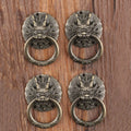 4X Antique Dragon Head Drawer Door Cabinet Knob Pulls