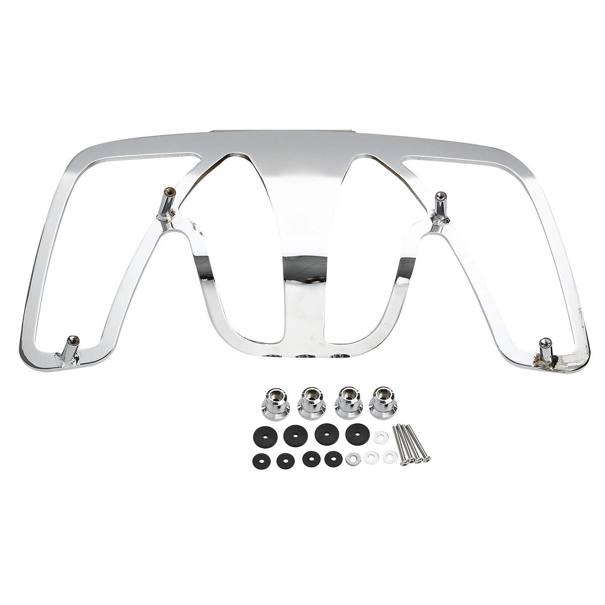 Chrome/Black Trunk Top Luggage Rack for Honda Goldwing GL1800 (2001–2017)