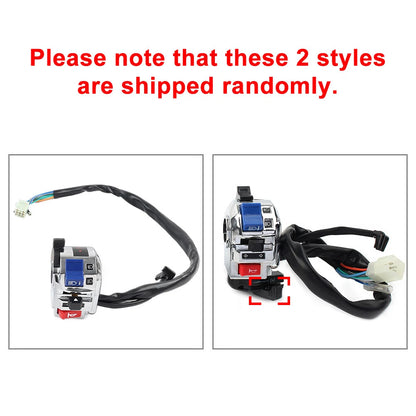 7/8" Handlebar Switch Control Assembly for Motorcycle
