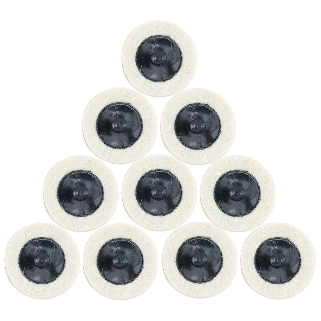 10Pcs 2" Wool Polishing Buffing Pad Wheel for Automotive Detailing