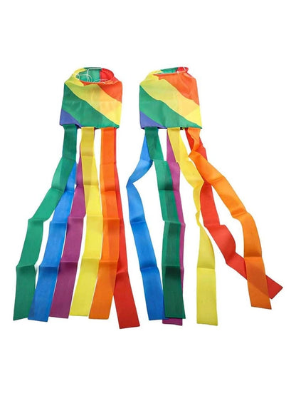39 Inch Rainbow Windsock Flag for Outdoor Events