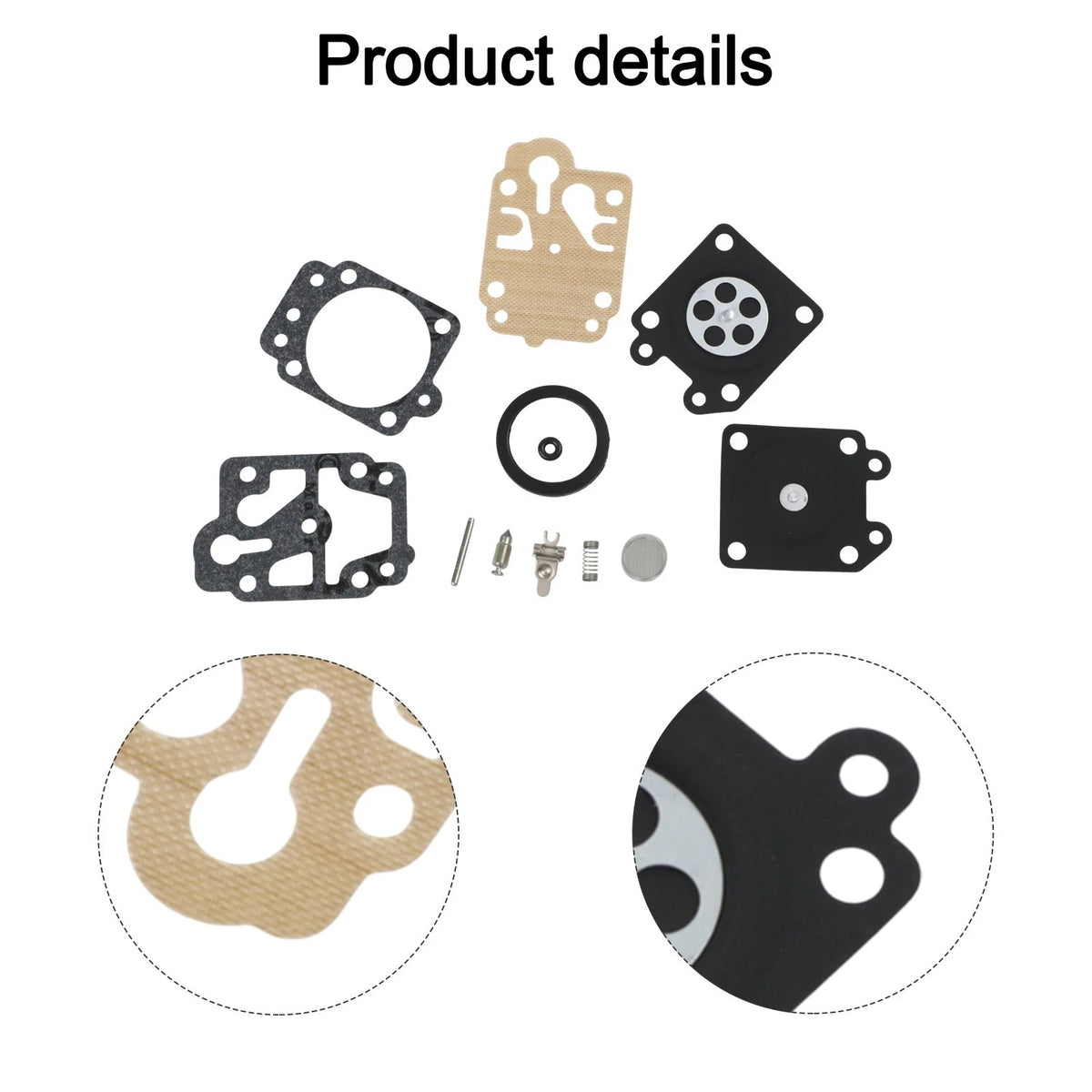 12-Piece Carburetor Repair Kit for Brush Cutters