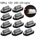 6LED License Plate Signal Tail Lamp for Car Boat Truck (12V 24V)