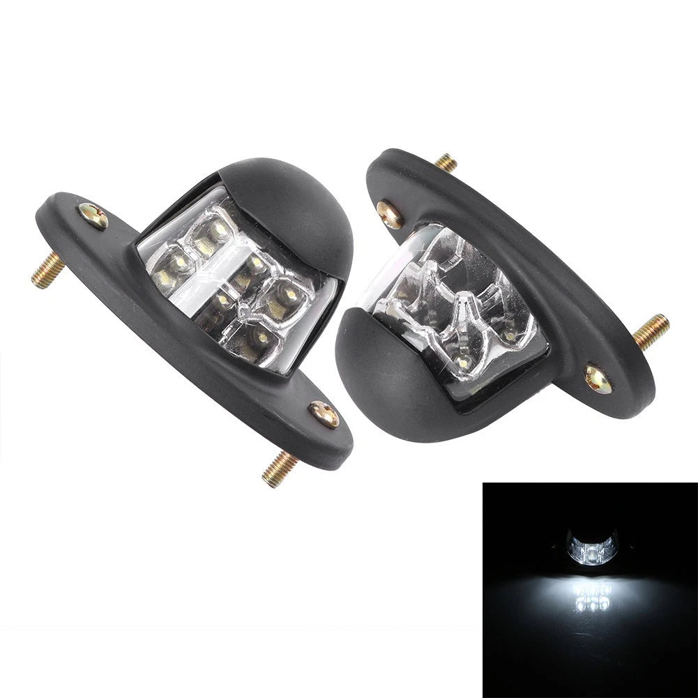 6 LED License Plate Light for Universal Vehicles (12V)