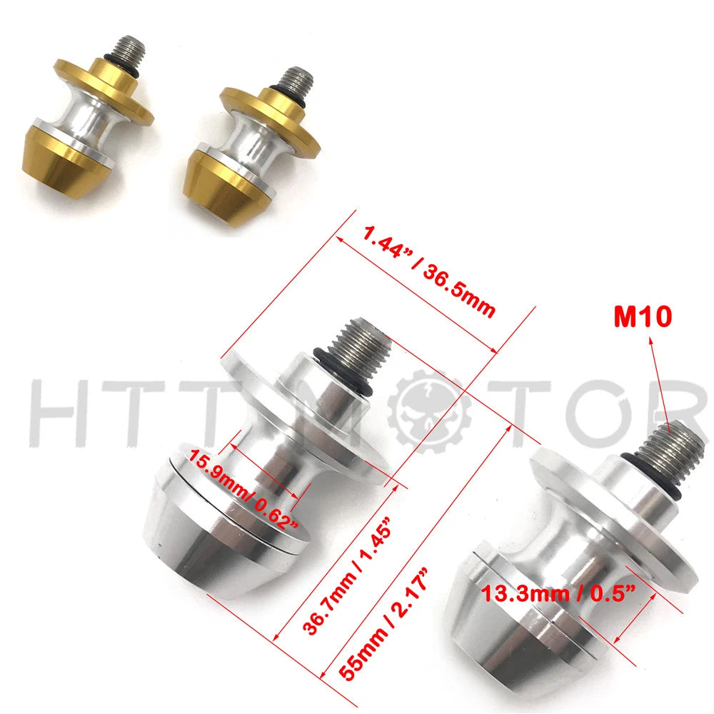 CNC Swingarm Spools Sliders for Universal Motorcycle (10mm)