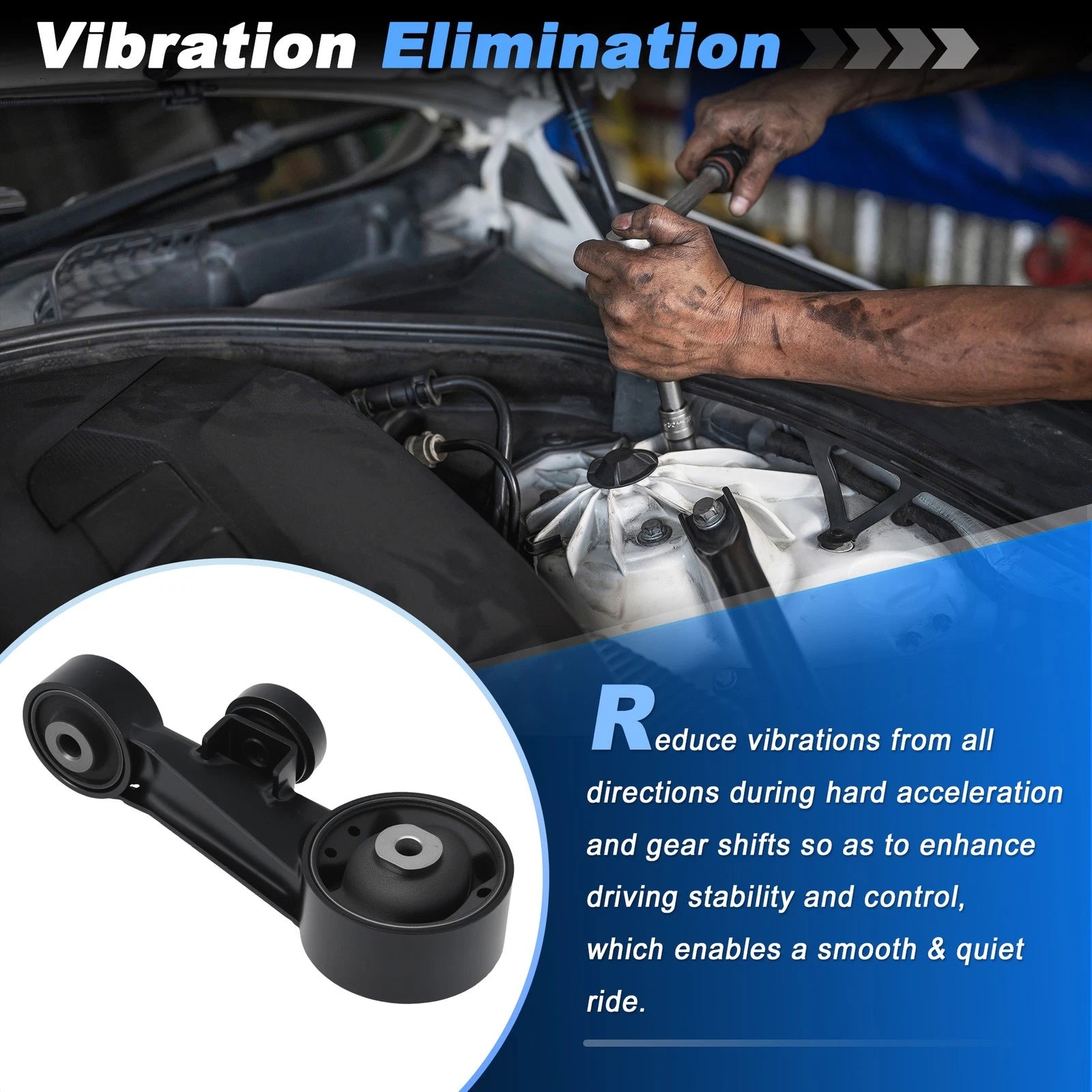 Engine Torque Strut Mount Replacement for Toyota Sienna 3.5L AWD (2007–2010)