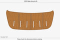 EVA Pads for Baia Azzurra 63 Swim Platform (2003) - Foam Teak Deck Flooring
