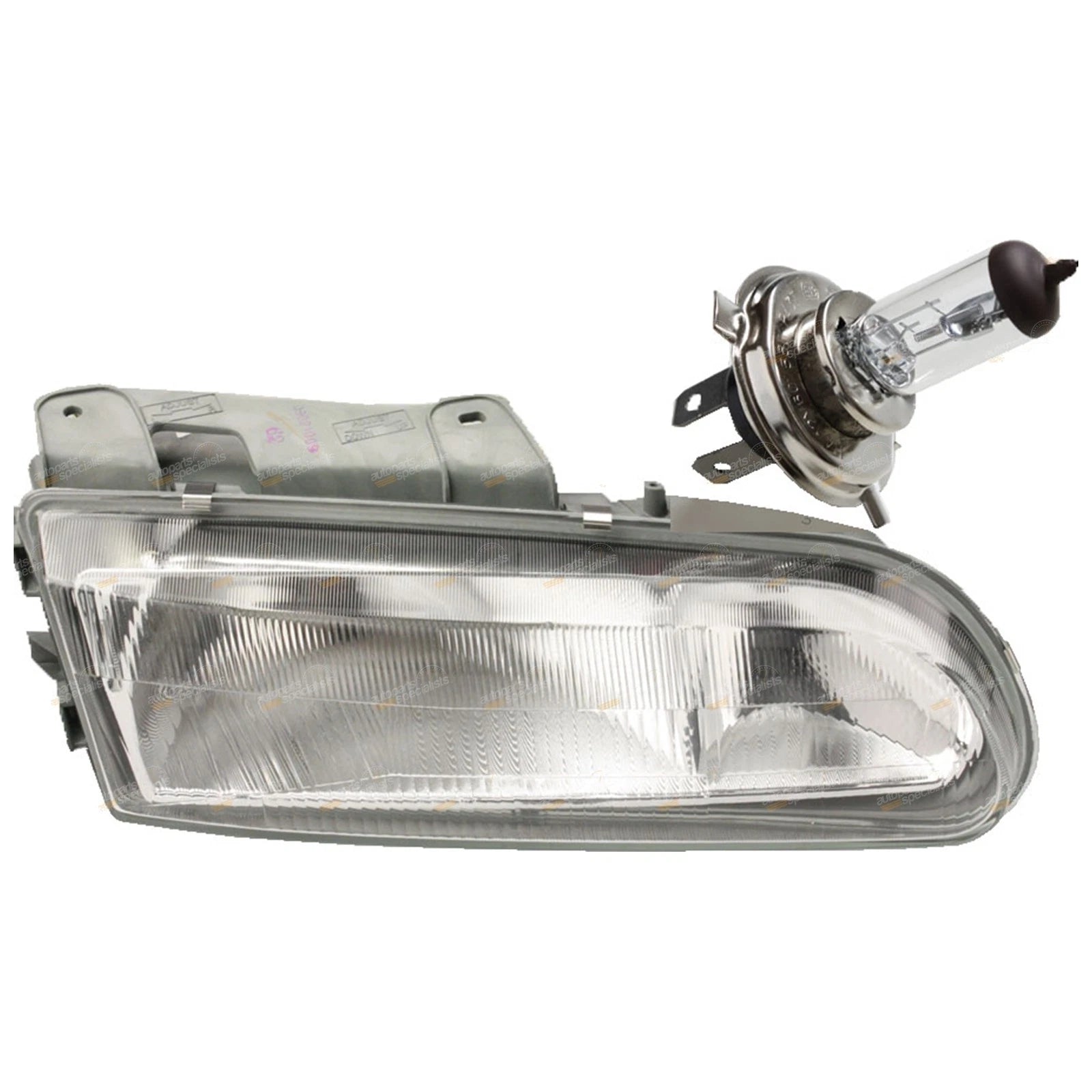 RH Headlight w/ H4 Globe for Holden Commodore/Statesman/Caprice (1993–1997)