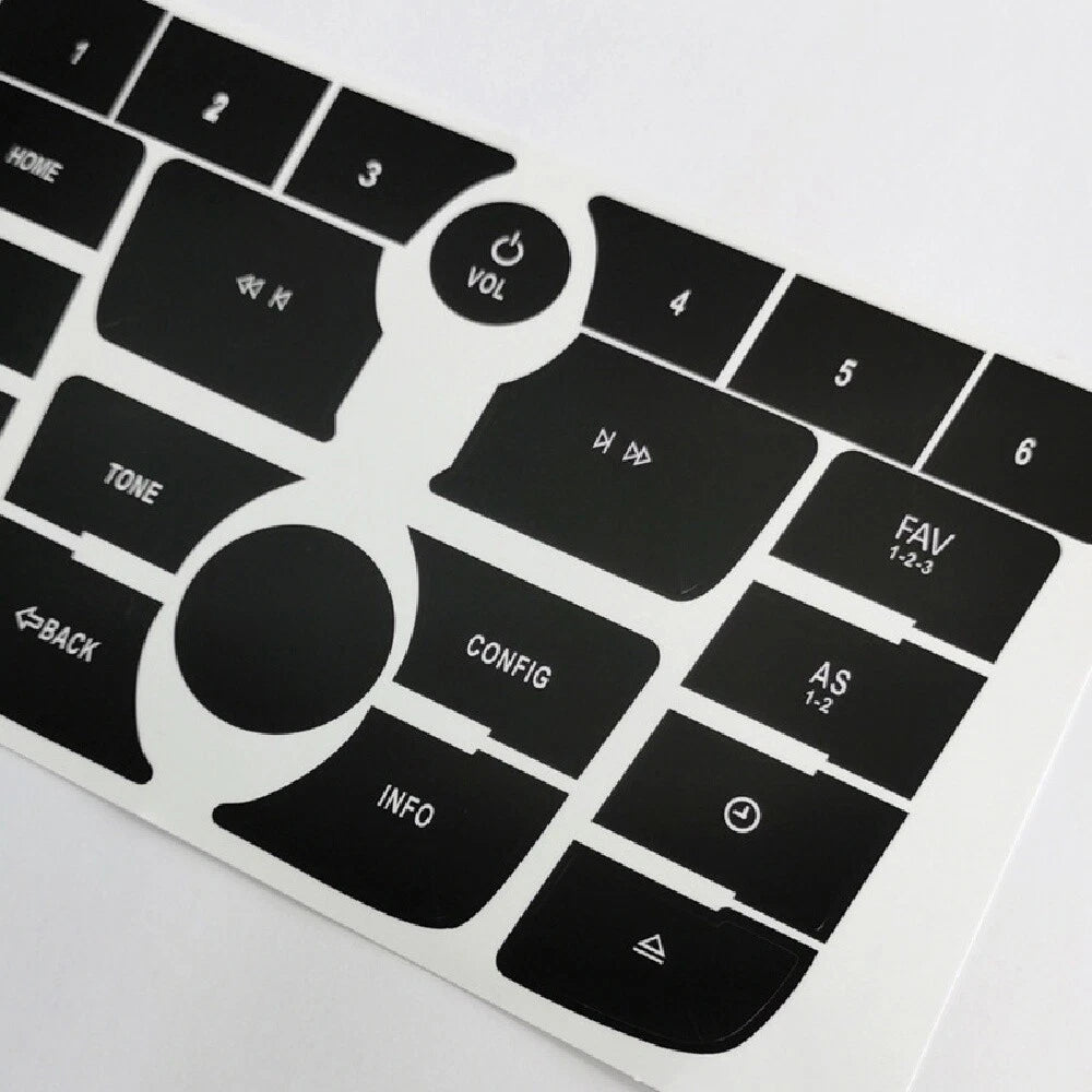 Radio Audio Button Repair Decal Sticker for Buick Verano/Encore (2012–2015)