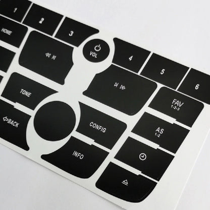 Radio Audio Button Repair Decal Sticker for Buick Verano/Encore (2012–2015)