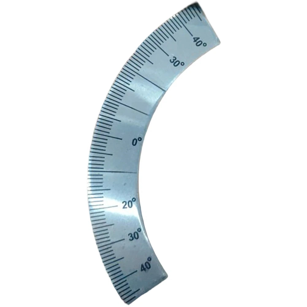 B159 Milling Machine Feed Scale with ABS Metal Ruler 45 Degree Angle