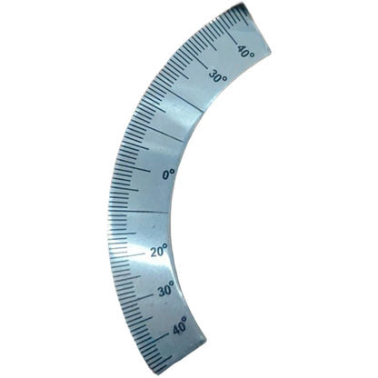 B159 Milling Machine Feed Scale with ABS Metal Ruler 45 Degree Angle