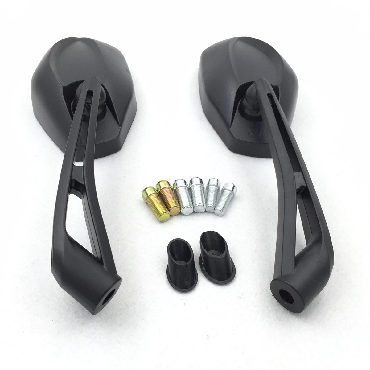 Black Rearview Mirrors 8mm 10mm for Suzuki B-King SFV650 (2008–2018)