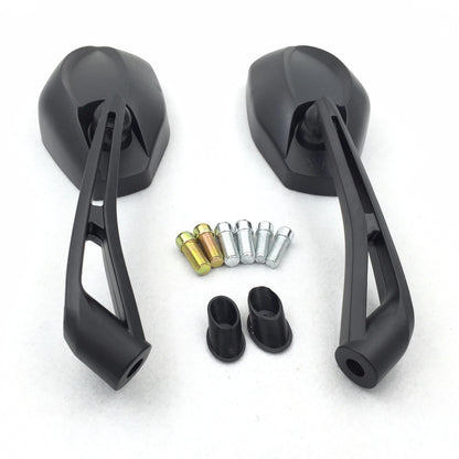 Black Rearview Mirrors 8mm 10mm for Suzuki B-King SFV650 (2008–2018)