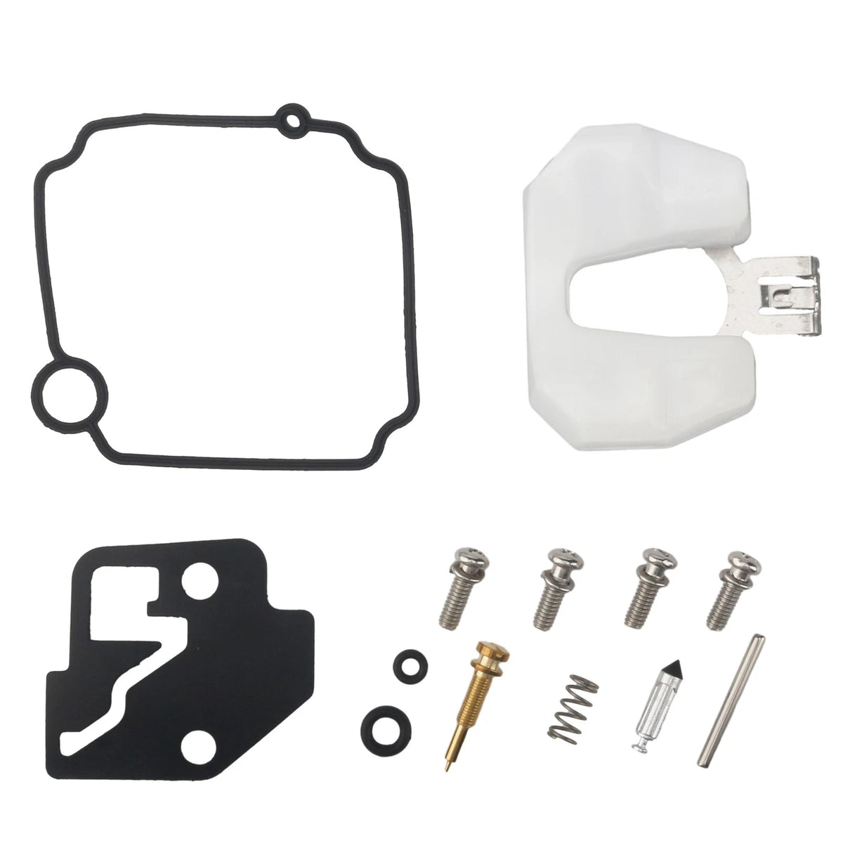 Carburetor Kit with Float for Mercury Mariner 4 Stroke 8 9.9 13.5 15 HP Outboard