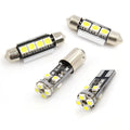 12pcs Canbus White LED Interior Lights for Audi A3 S3 (2006–2011)