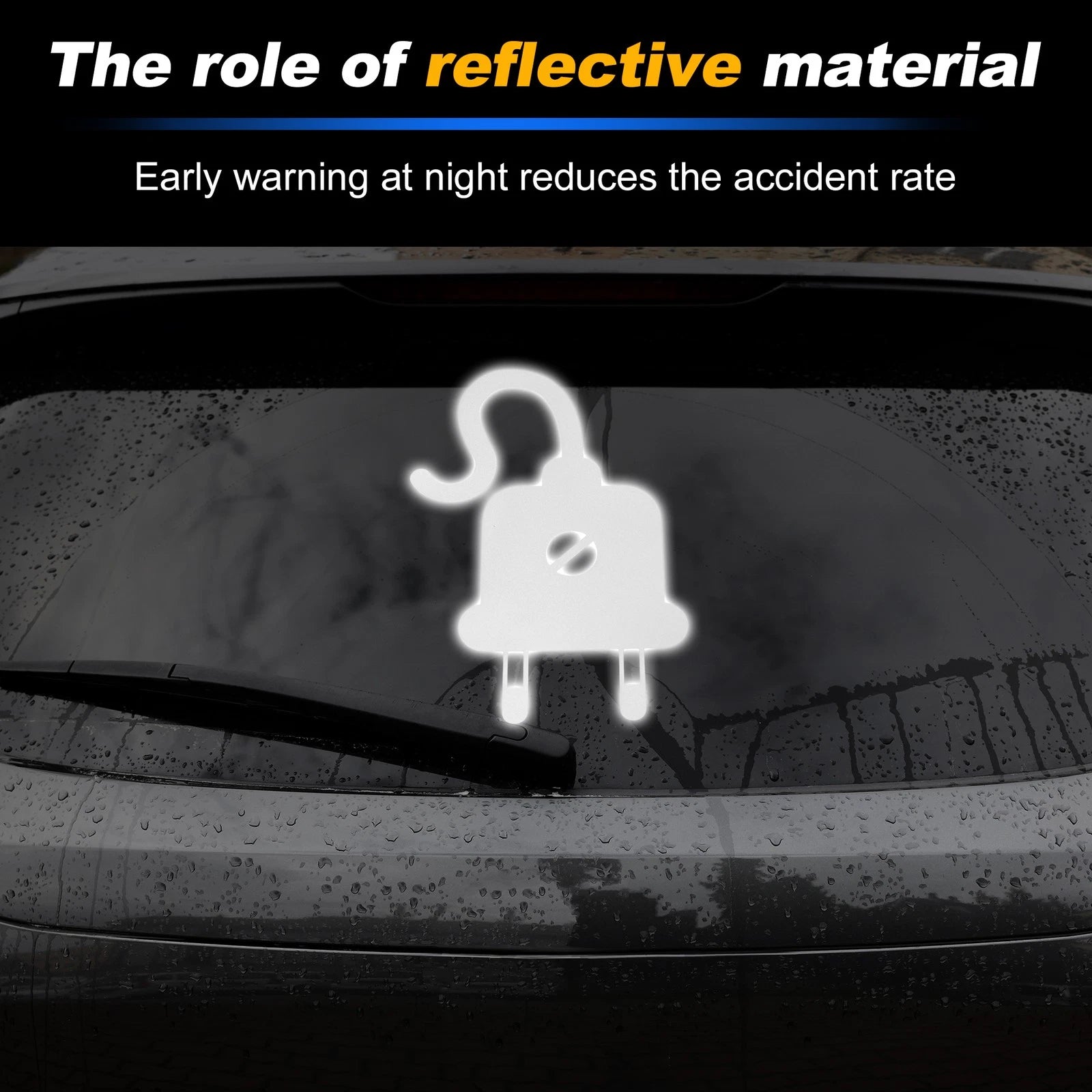 Reflective Bumper Decal for