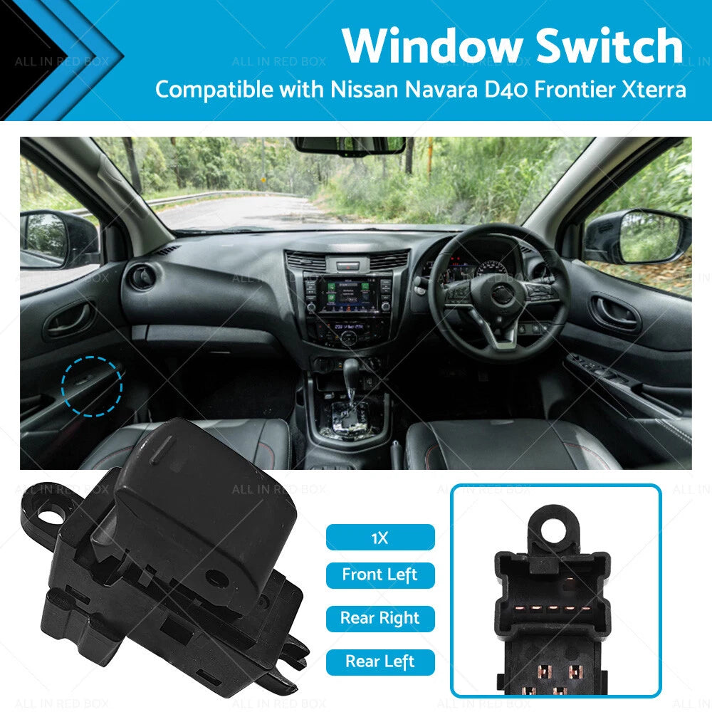 Electric Window Switch for Nissan Navara D40 (2005–2015)
