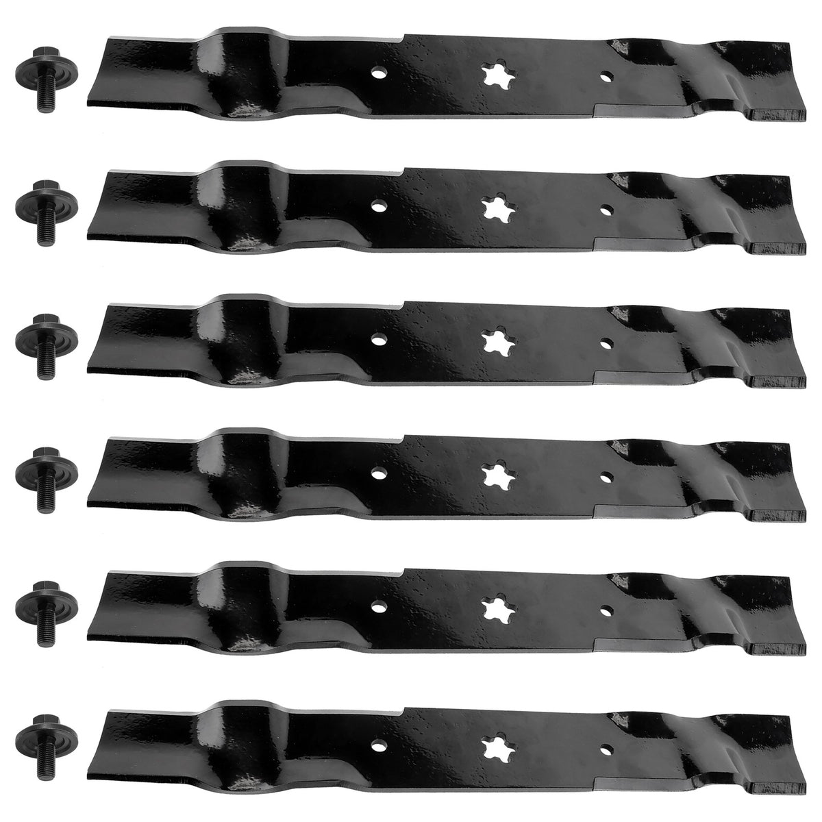 Mulching Blades Kit with Bolts for Husqvarna 54 Inch Deck (2010–2020)