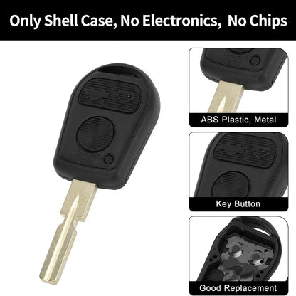 3 Buttons Key Replacement Shell Housing for BMW Z3 740iL 540i 750iL 528i (1996–2002)