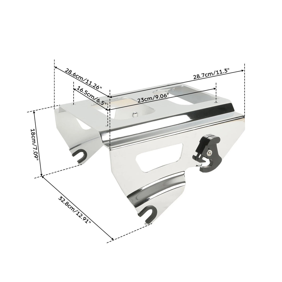 Solo Mount Rack for Harley Touring CVO Road Street Electra Glide (2009–2013)