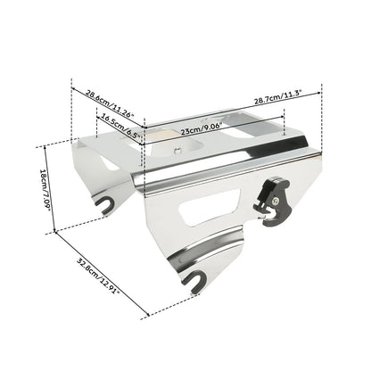 Solo Mount Rack for Harley Touring CVO Road Street Electra Glide (2009–2013)