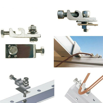 Ground Clamp for Solar Panel Earth Coupling (PV)