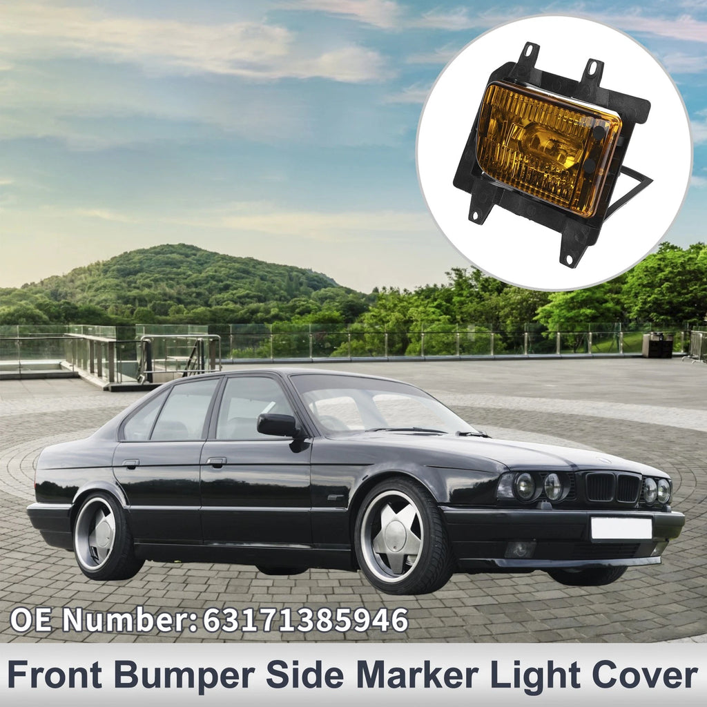 Right Front Bumper Side Marker Light Cover for BMW E30 (1982–1994)