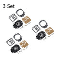 Set of 3 Carburetor Gasket Repair Kit for Tillotson RK-1HE Stihl 038 Wacker BH23