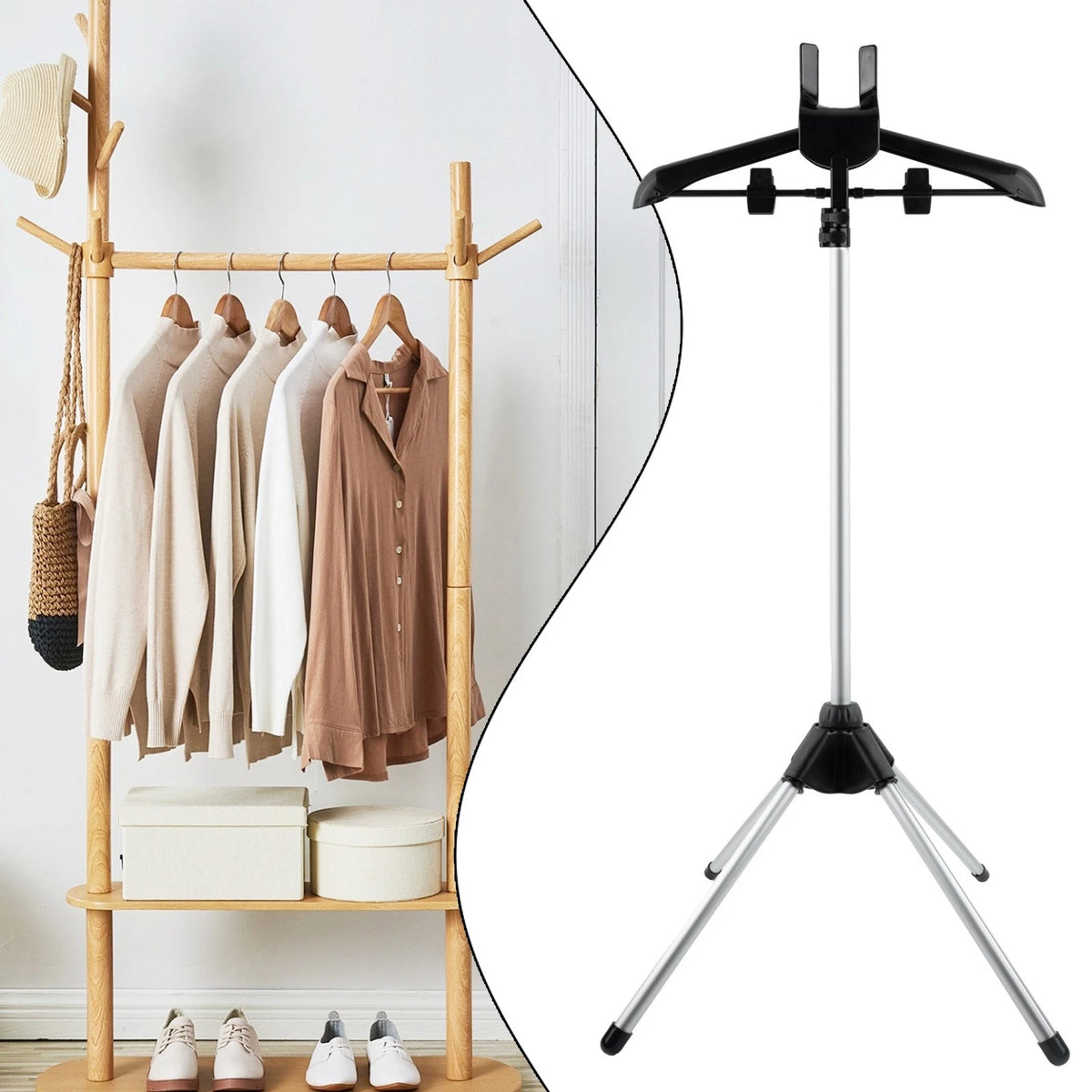 Handheld Garment Steamer Clothes Rack Hanger Bracket for Steam Ironing