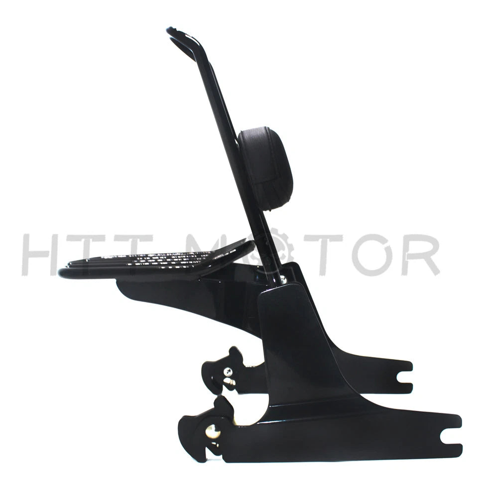 Detachable sissybar backrest luggage rack for Harley Dyna (2007–2016)