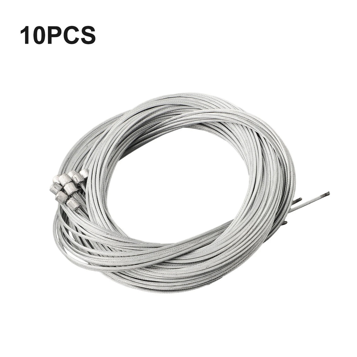 Cable Derailleur Cables for Bicycle (Silver, Stainless Steel)